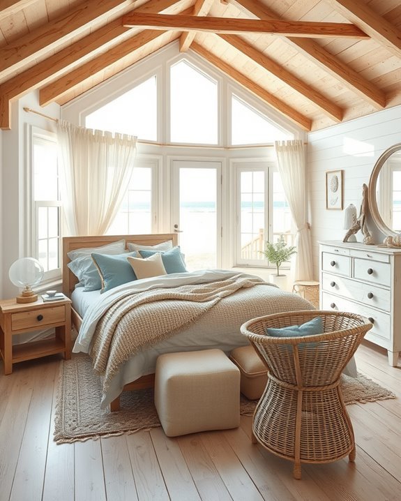 coastal vibe bedroom decor