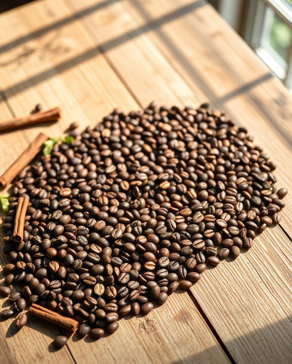 coffee bean wall art