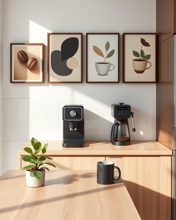 coffee themed wall decor