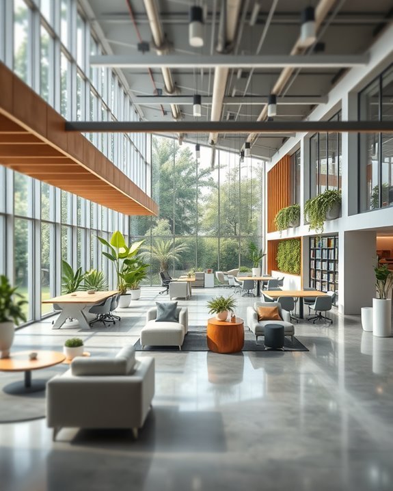 collaborative and flexible workspaces