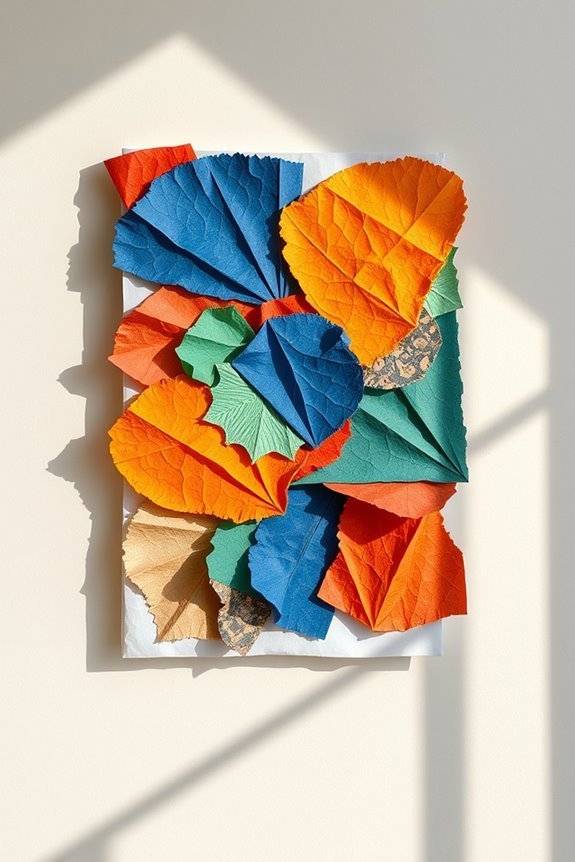 collaged paper art techniques