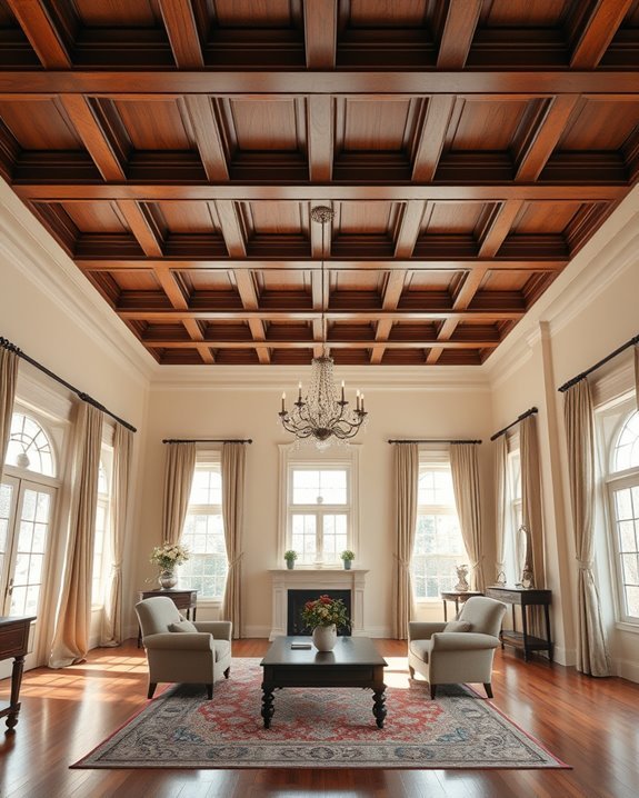 colonial ceiling design ideas