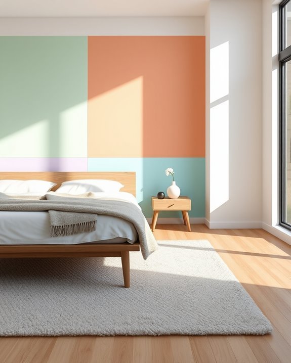 color blocking for vibrant walls