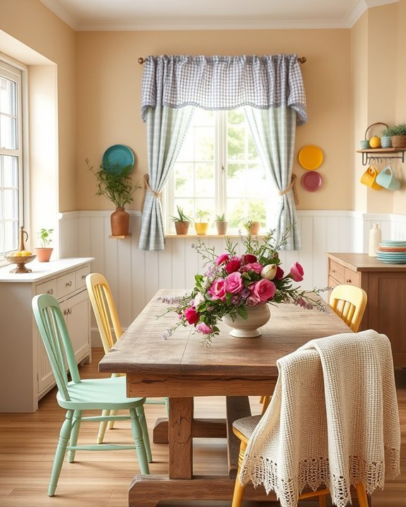 colorful accent pieces elevate