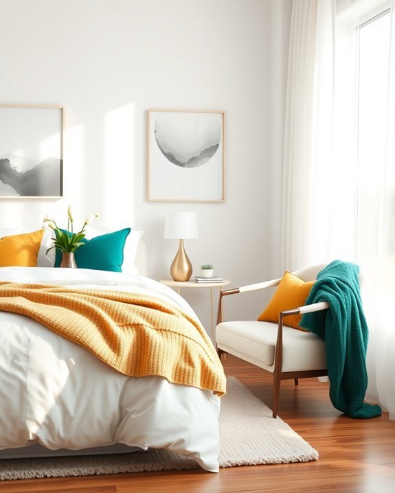 colorful accessories transform spaces