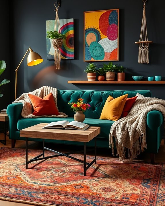 colorful accessories transform spaces