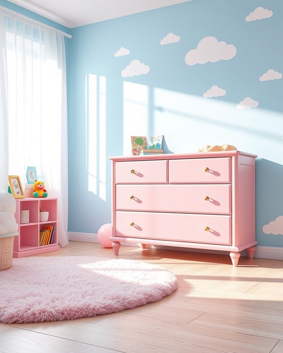 colorful and functional storage