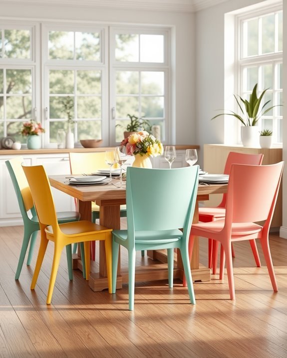 colorful and playful chairs