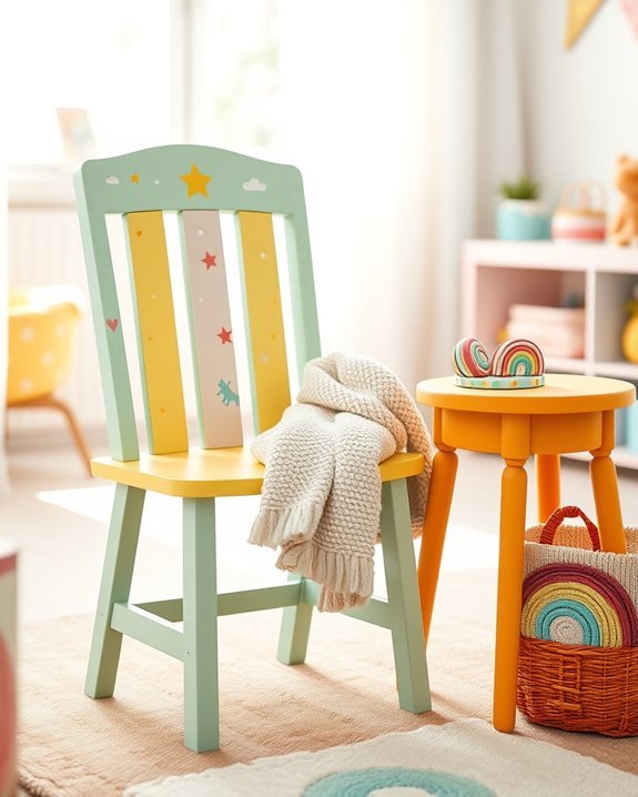 colorful and playful furniture