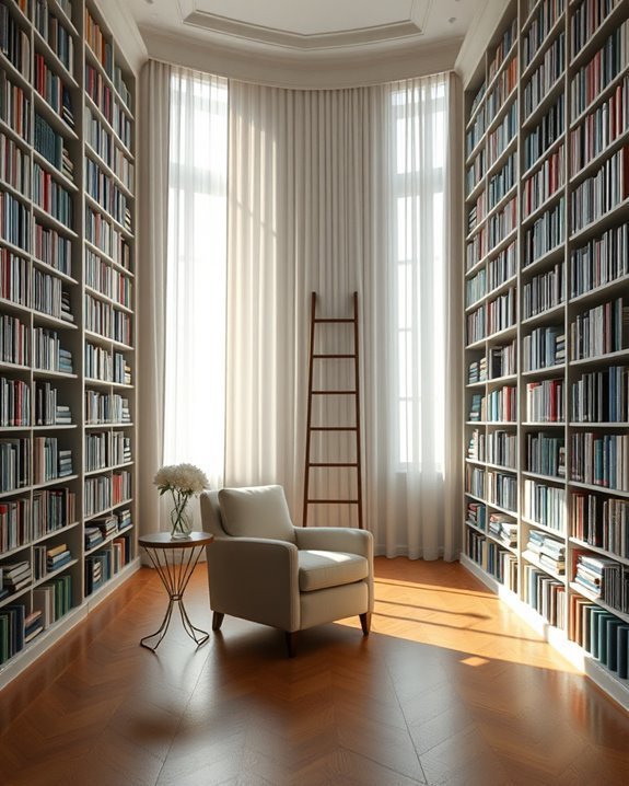 colorful bookshelf organization tips