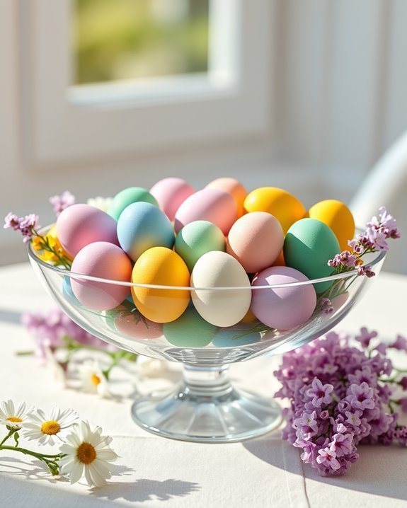 colorful easter egg decorations