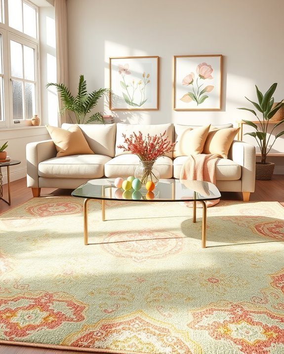 colorful festive area rugs