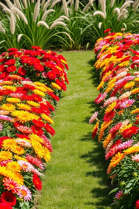 colorful flower border design