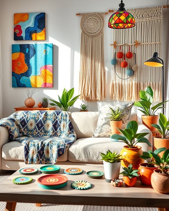 colorful indoor diy projects