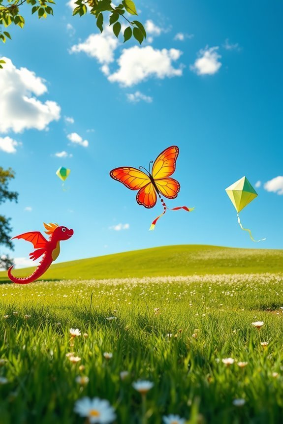 colorful kites joyful moments