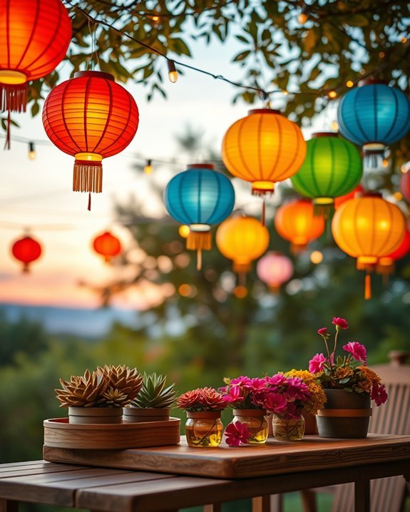 colorful lanterns for festivities