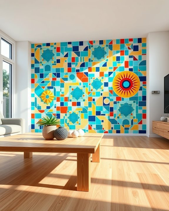 colorful mosaic art techniques