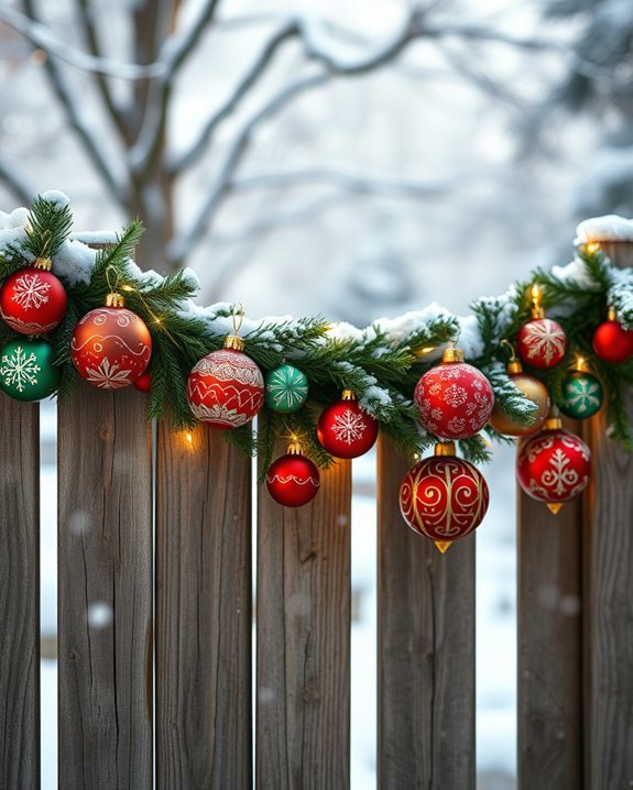 colorful ornament garland decoration