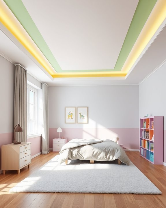 colorful playful ceiling borders