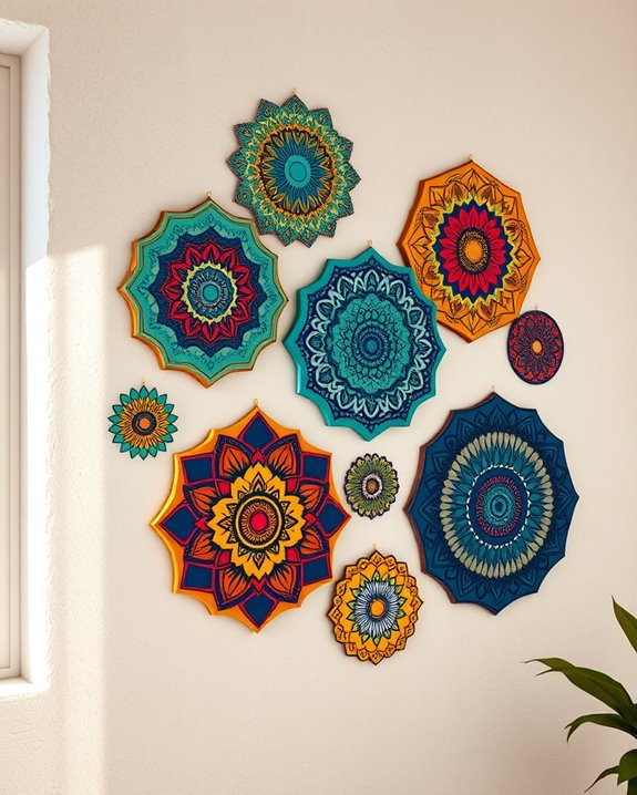 colorful tranquility through mandalas