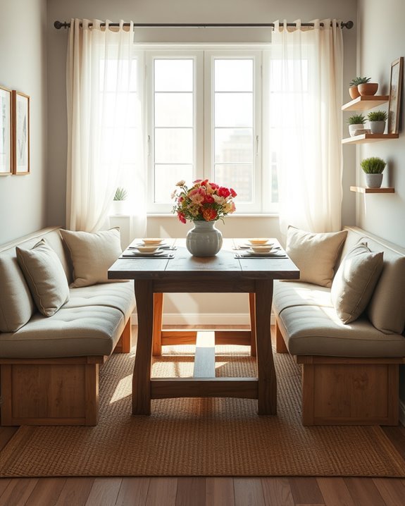 comfortable and functional dining