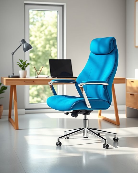 comfortable and stylish workspace