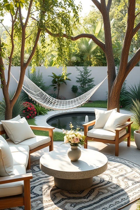 comfortable and tranquil seating