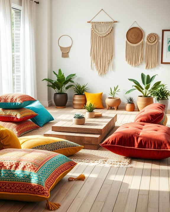 comfortable bohemian seating solution