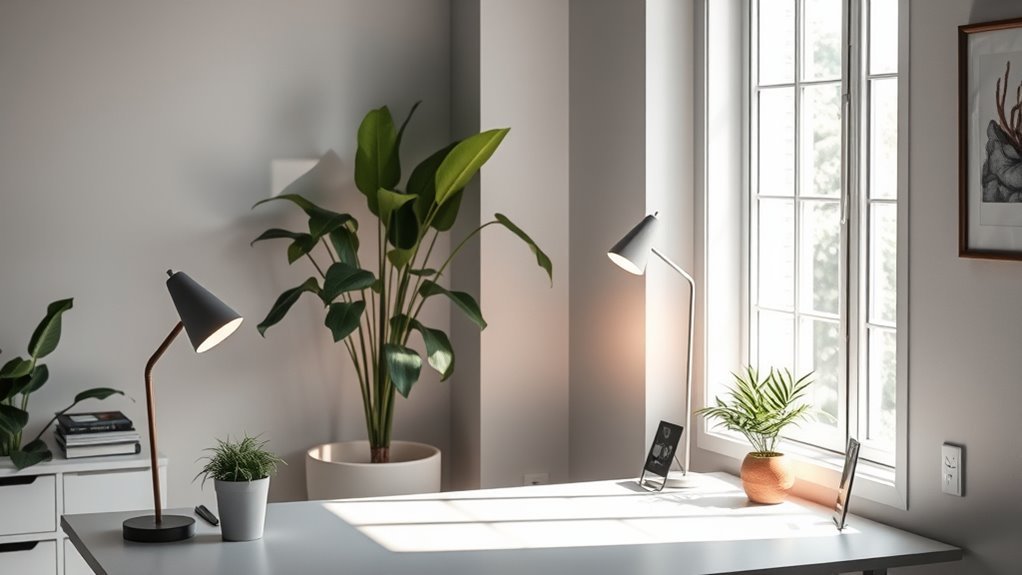 comfortable lighting for productivity