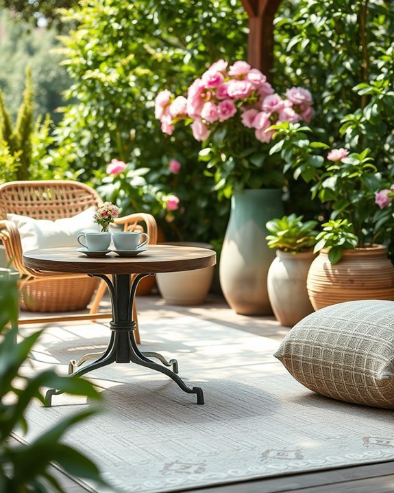 comfortable outdoor rug choices