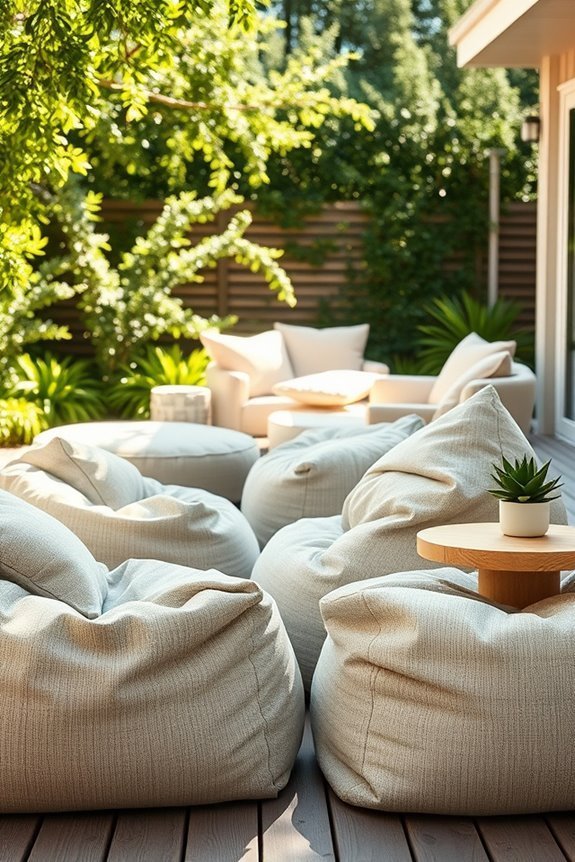 comfortable outdoor seating solution