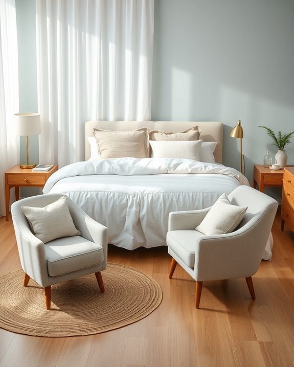 comfortable stylish airy retreat