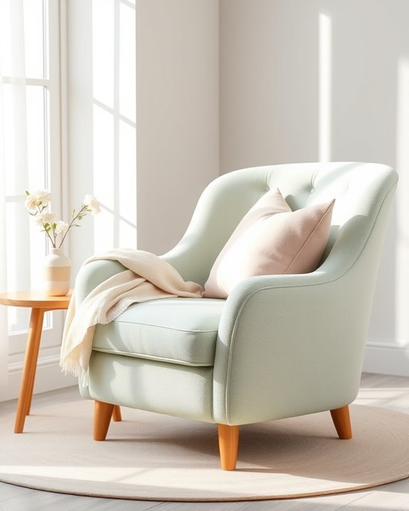 comfortable stylish upholstered chairs