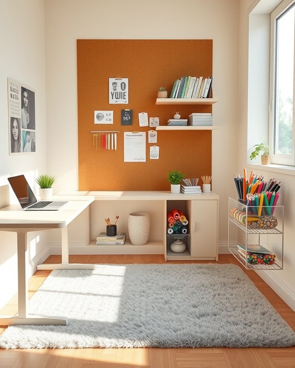 compact creative crafting nook