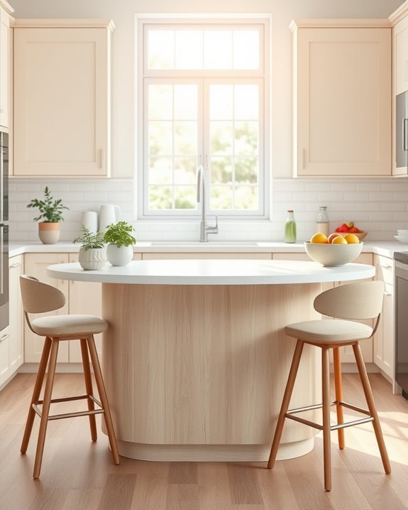 compact multifunctional kitchen island