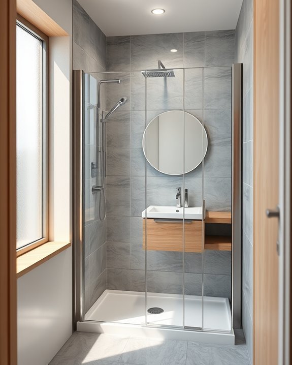 compact stylish shower solutions