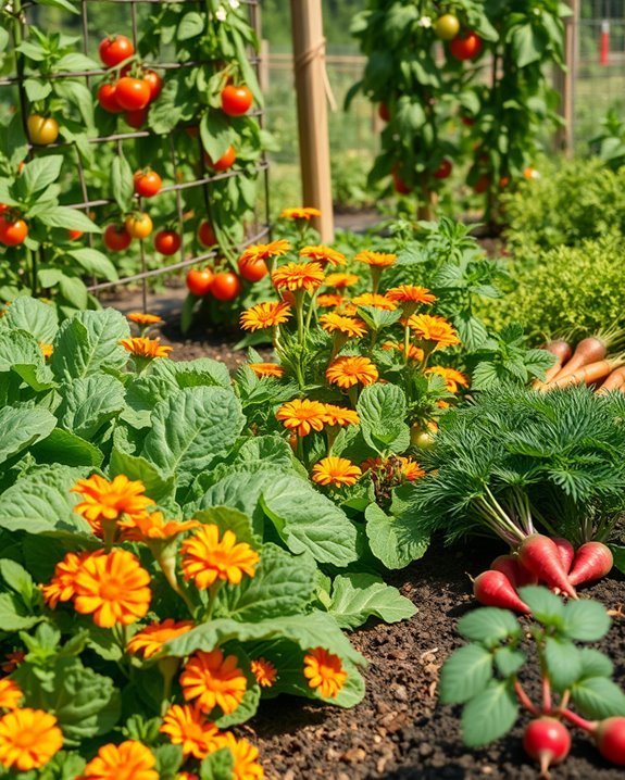 companion planting enhances growth