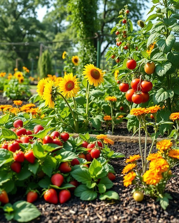 companion planting enhances productivity