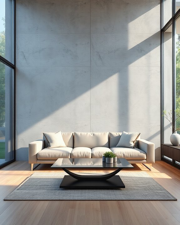 concrete and glass elegance