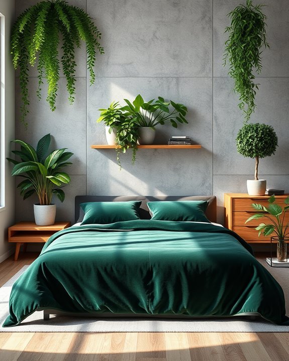 concrete and greenery harmony