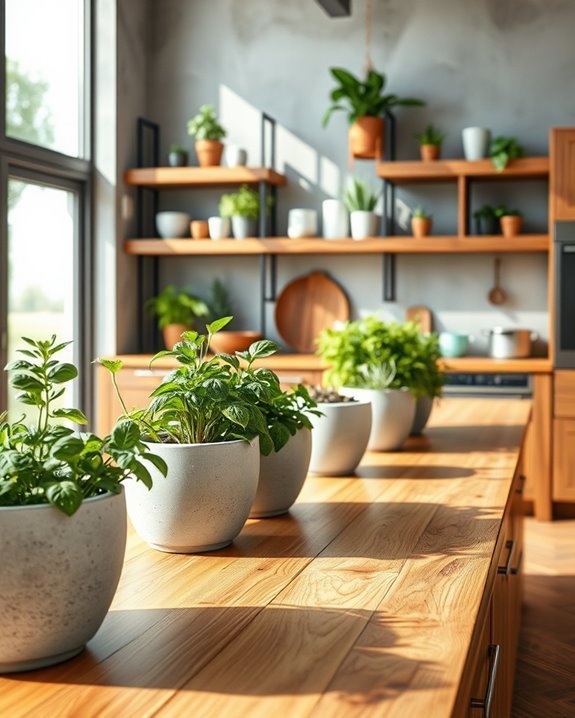 concrete and wood harmony