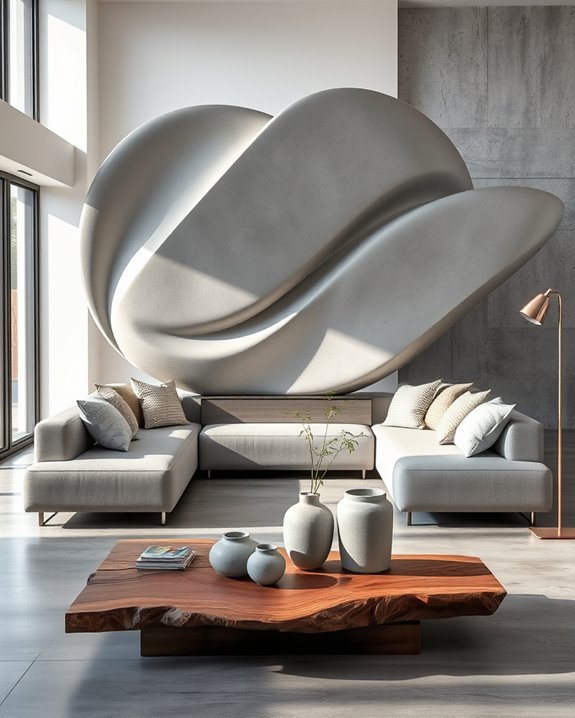 concrete art enhances aesthetics