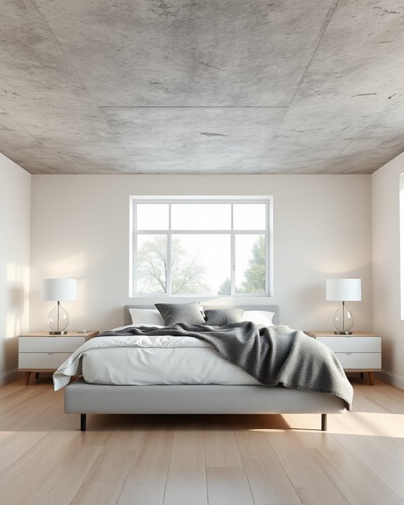 concrete ceiling design impact