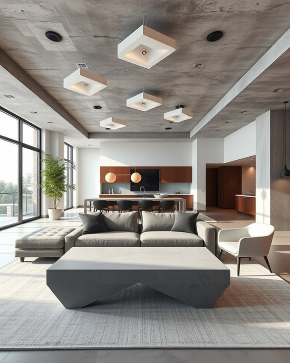 concrete ceiling design options