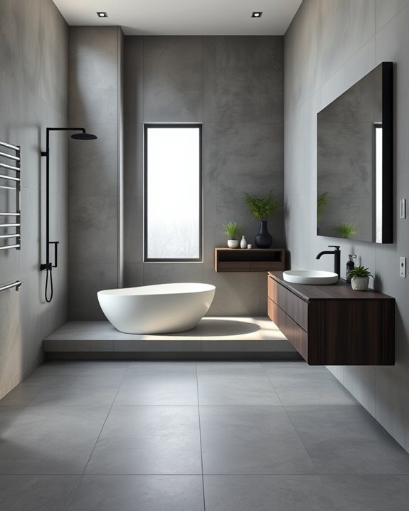 concrete tiles for accents