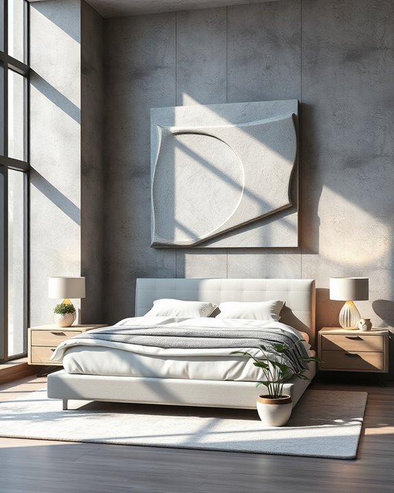 concrete wall art personalization