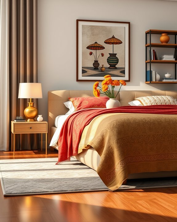 contemporary desi bedroom accessories