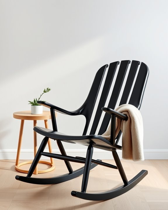 contemporary stylish rocking chair