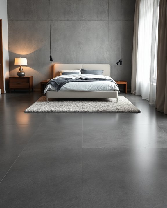 contrast in bedroom design
