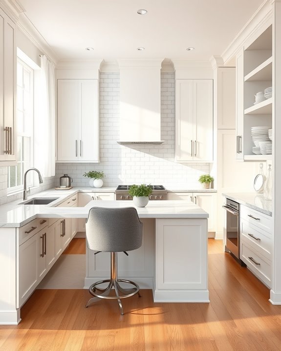 contrasting dual tone cabinet designs